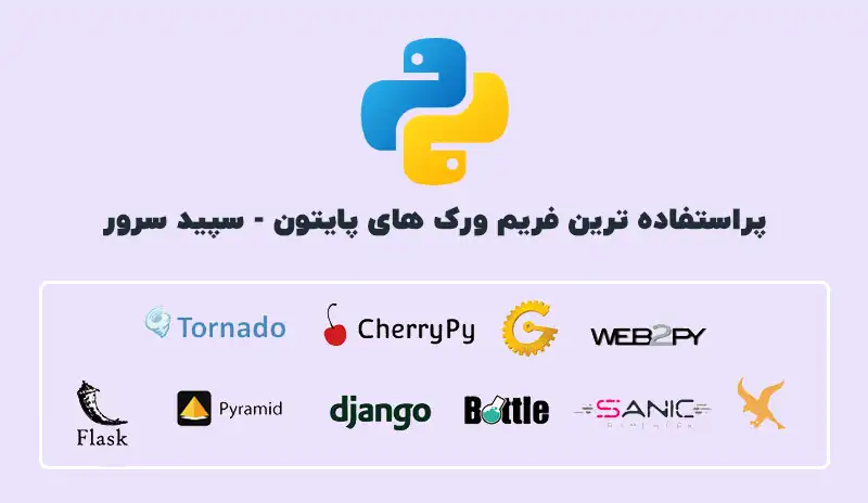 پراستفاده ترین فریم ورک های پایتون